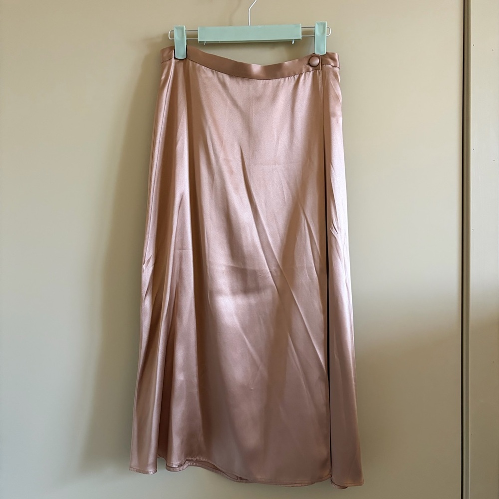 Reformation Silk Skirt